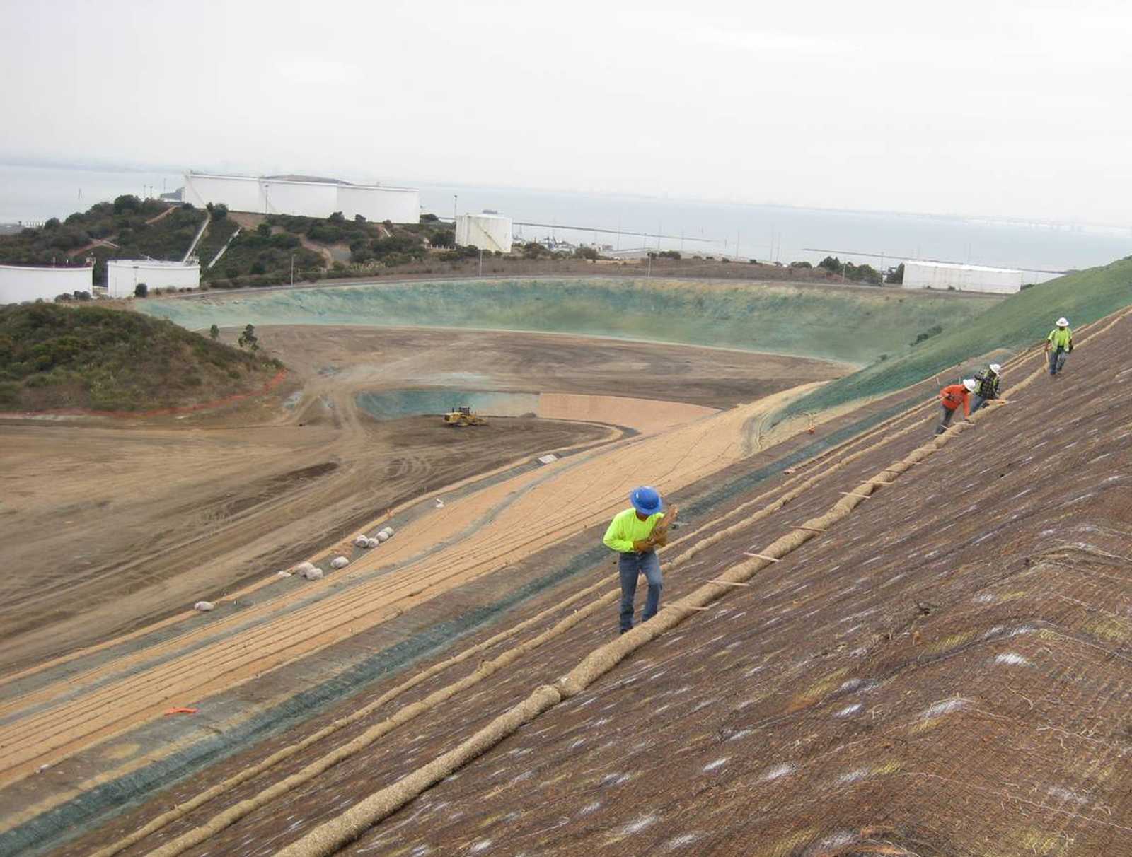 Coconut Erosion Control Blanket For Steep Slopes — Sandbaggy