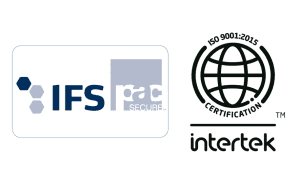 IFS PacSecure and ISO 9001 packaging certifications